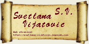 Svetlana Vijatović vizit kartica